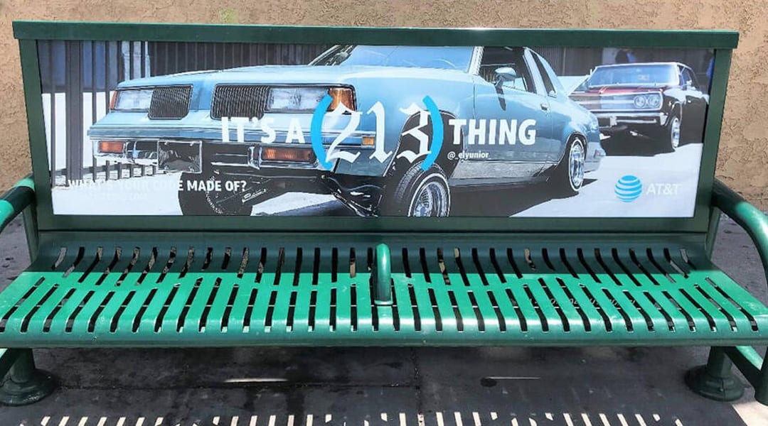 Bus Bench Ads Los Angeles | Street Furniture Ads in Los Angeles, CA ...