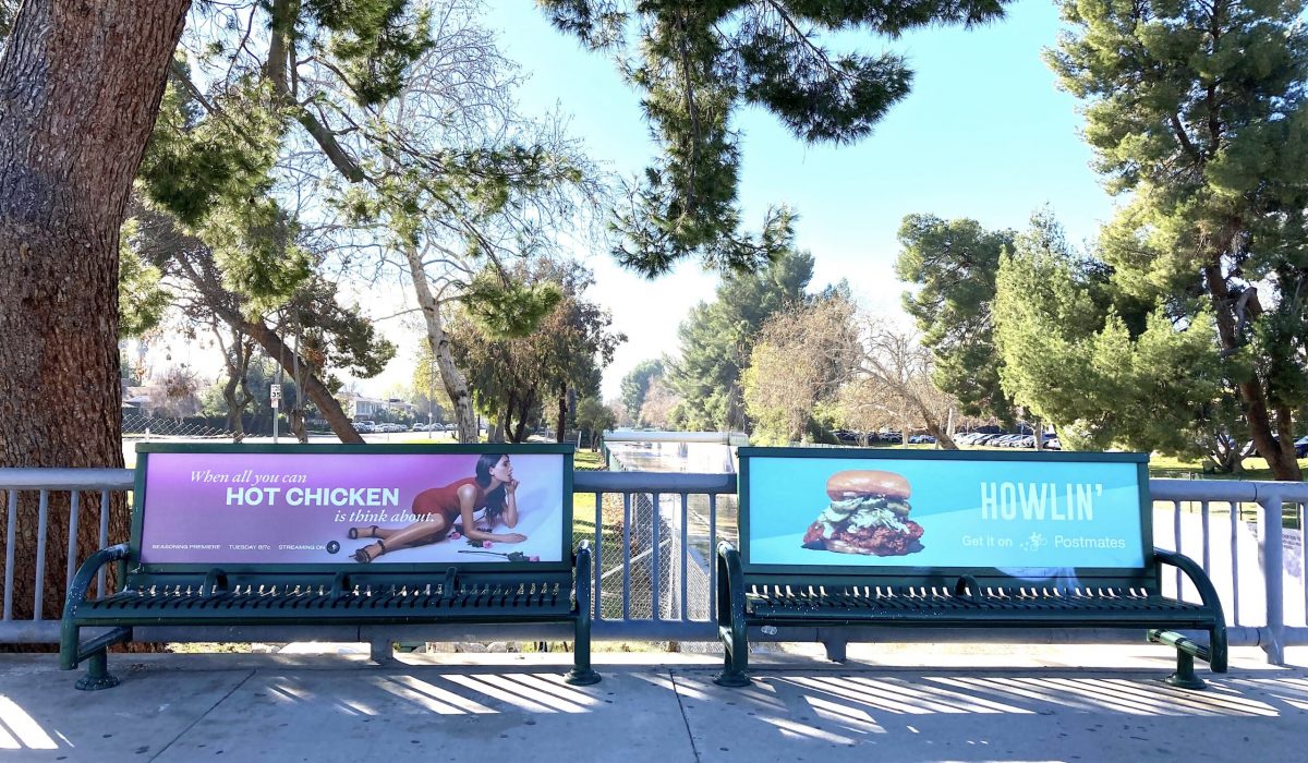 Los Angeles Bus Bench Advertising